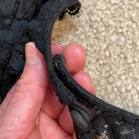 Cache taffeta peplum lace dress size 2 - Picture 12 of 12